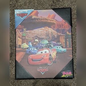 NWT, Disney Pixar CARS Wood Art Decor